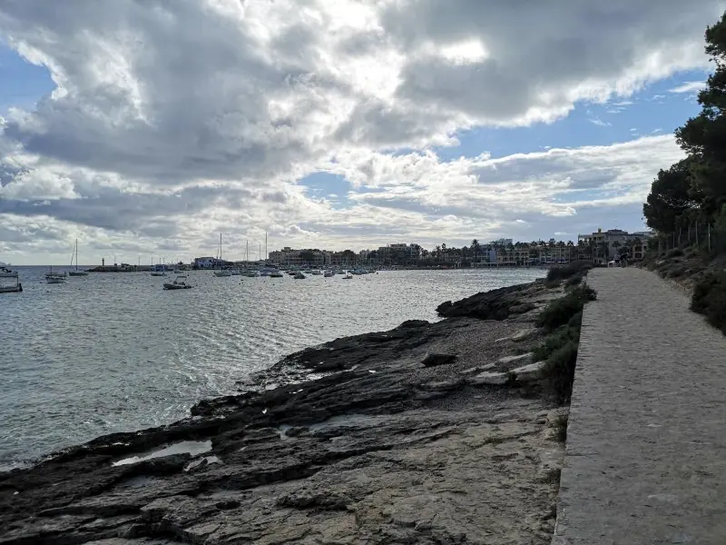 Blick in den Hafen Colonia de Sant Jordi
