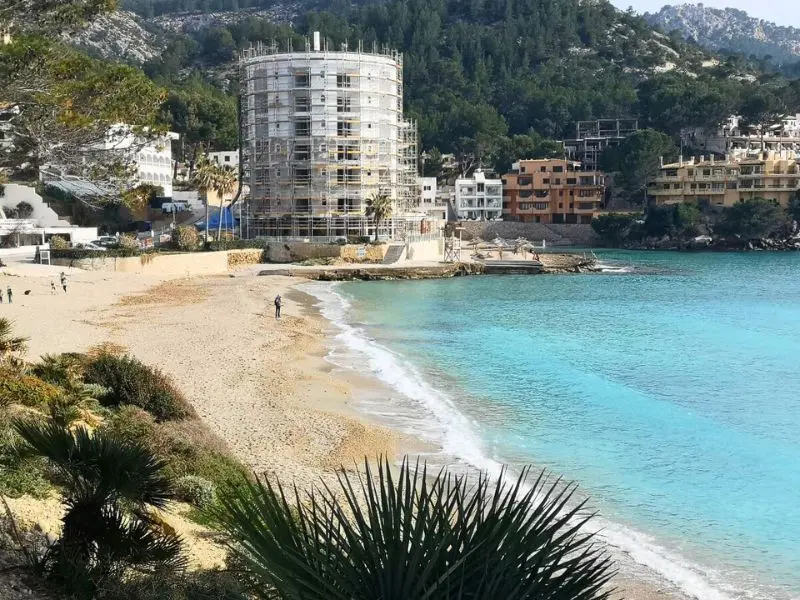 Strand Sant Elm im Winter
