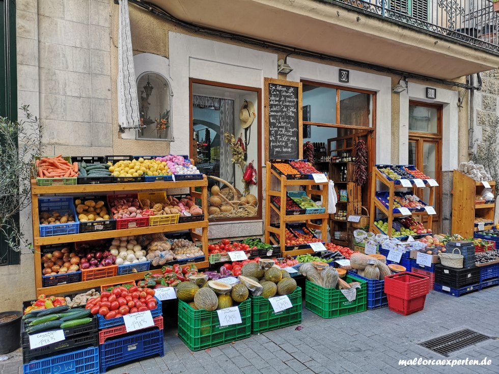 Obst und Gemüseladen Soller Mallorca
