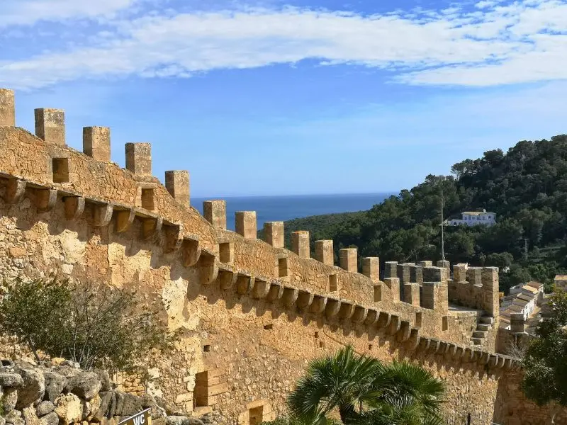 Burganalage in Capdepera Mallorca