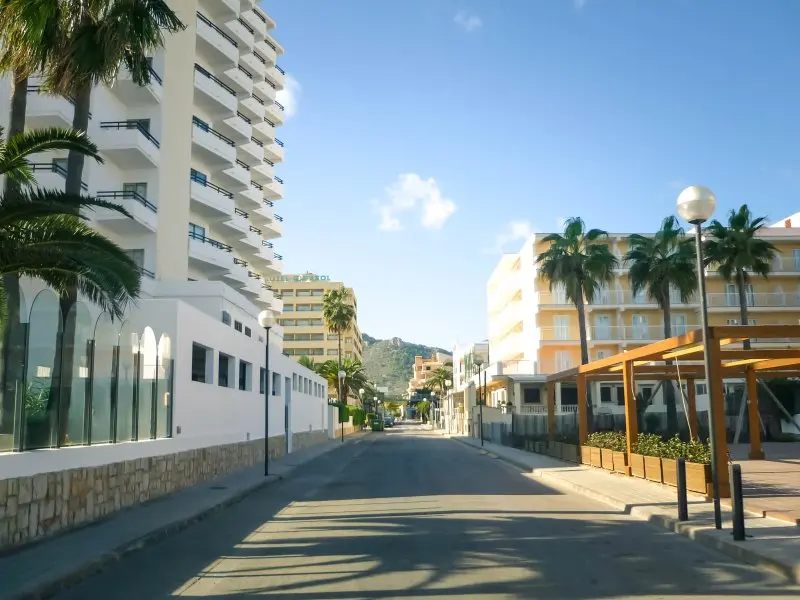 große Hotelkomplexe in Cala Millor