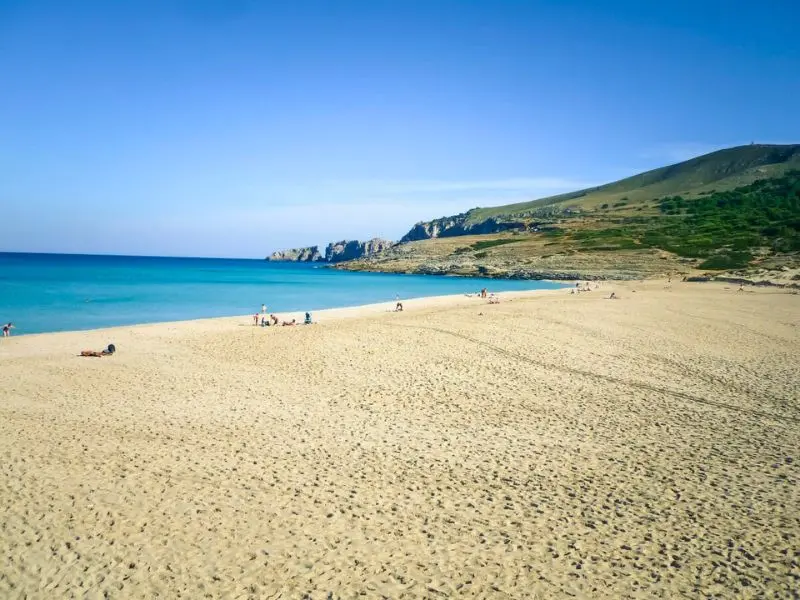 Strand der Cala Mesquida auf Mallorca