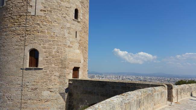 Turm im Castell de Bellver