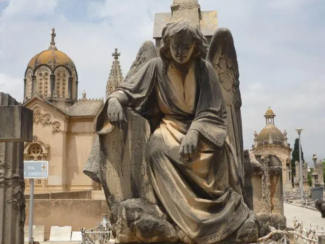 Friedhof Palma de Mallorca Engelskulptur