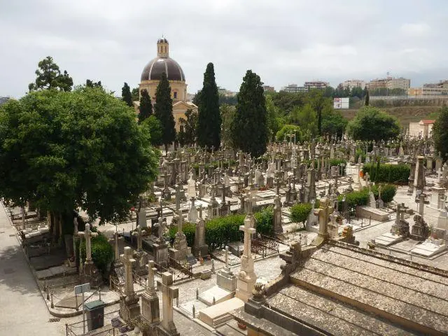 Friedhof mit Kapelle in Palma de Mallorca