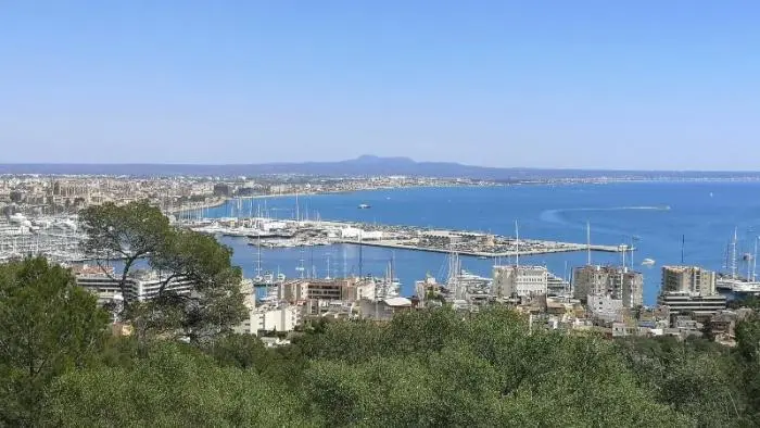 Ausblick über Palma vom Schloss Bellver