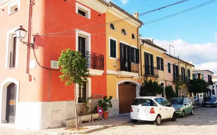 Straße in Santa Catalina in Palma