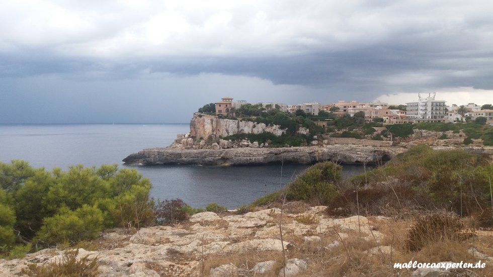 Blick auf Cala Figuera vom Wachturm