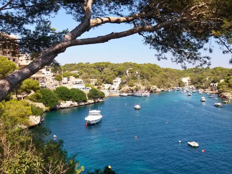 Boote in Cala Figuera Mallorca