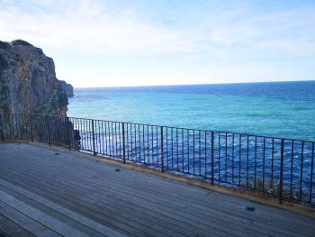 Aussichtsterrasse am Meeresmuseum Port de Soller 