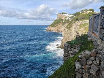 Blick von der Aussichtsterrase des Meeresmuseum Port de Soller