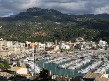 Port de Soller von oben