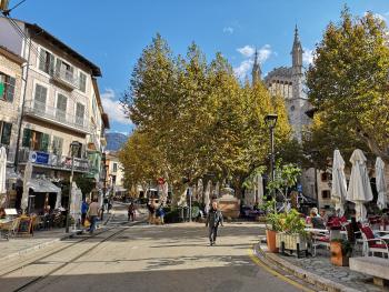 Zentrum von Soller Mallorca