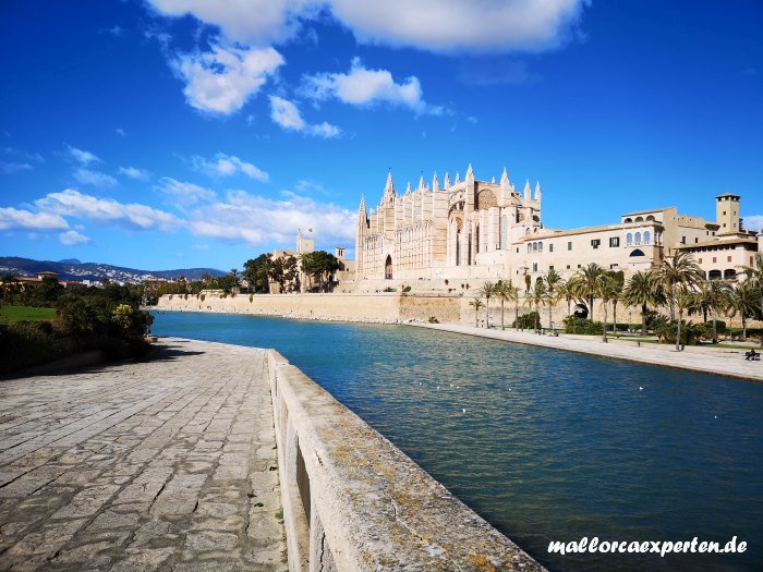 Ostseite der Kathedrale von Palma de Mallorca