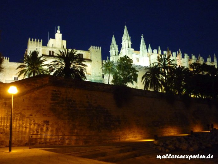 Kathedrale Palma Mallorca Abend