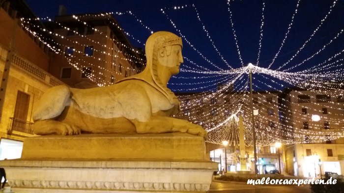 Weihnachtsbeleuchtung Born Palma Mallorca