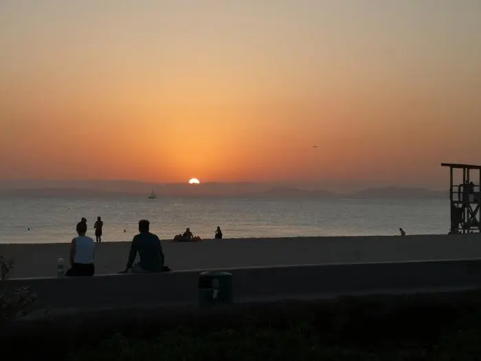 Sonnenuntergang an der Playa de Palma