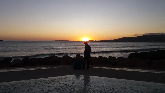 Sonnenuntergang Portixol Molinar in Palma de Mallorca