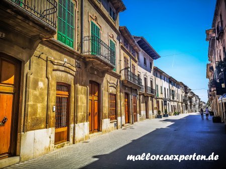 Straße Llucmajor Mallorca