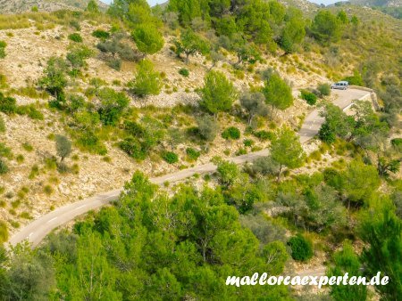 Mallorca Straße Ermita de Betlem