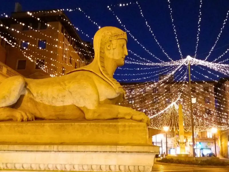 Weihnachtsbeleuchtung in Palma am Plaza Rei Joan Carles