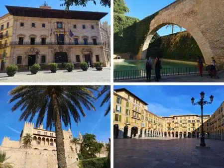 Palma Altstadt Stadtführung - Mallorca Schatzsuche - Rathaus - Schwanenteich, Plaza Mayor