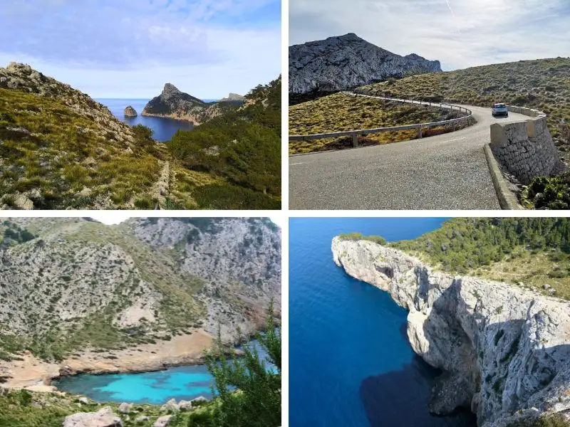 Fahrt zum Cap de Formentor auf Mallorca mit dem Auto