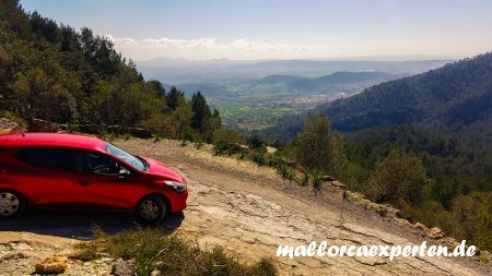 Castell Alaro Autofahrt