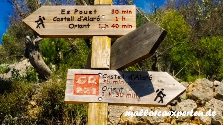 Castell Alaro Wanderschild