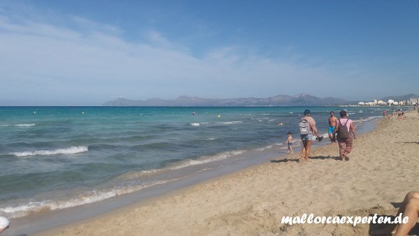 Playa de Muro Mallorca Playa de Muro Strandspaziergang