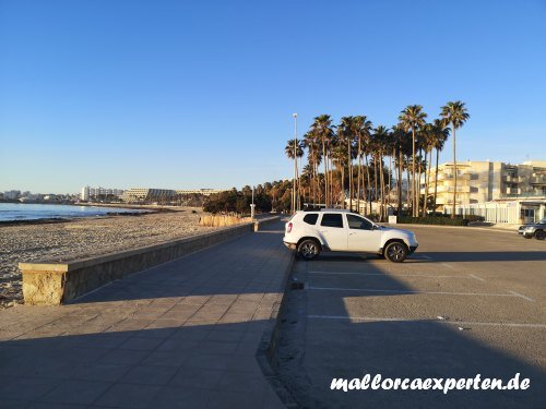 Parkplatz Strand Sa Coma